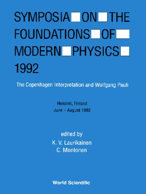 cover image of Foundations of Modern Physics 1992--Proceedings of the Symposium